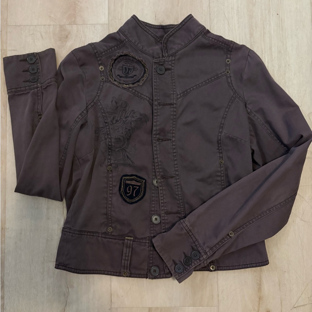 Mexx Charcoal Gray/brown Jacket